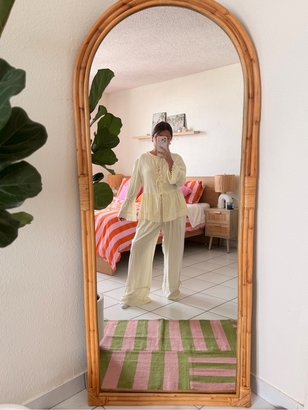 Yellow Pajama Set by Saatvik intimates